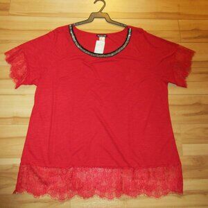 Sequins & lace top